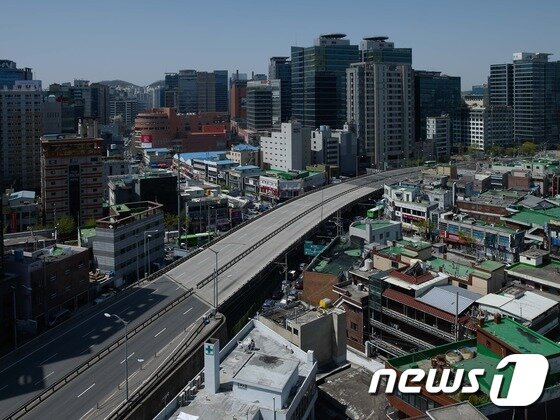 본문 이미지 - 2015년 G밸리 전경(사진=서울역사박물관 제공) 2015.04.23/뉴스1 ⓒ News1 고유선 기자