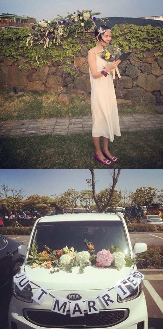 본문 이미지 - 김나영이 결혼 사진을 게재했다. ⓒ News1 스포츠 / 김나영 인스타그램 