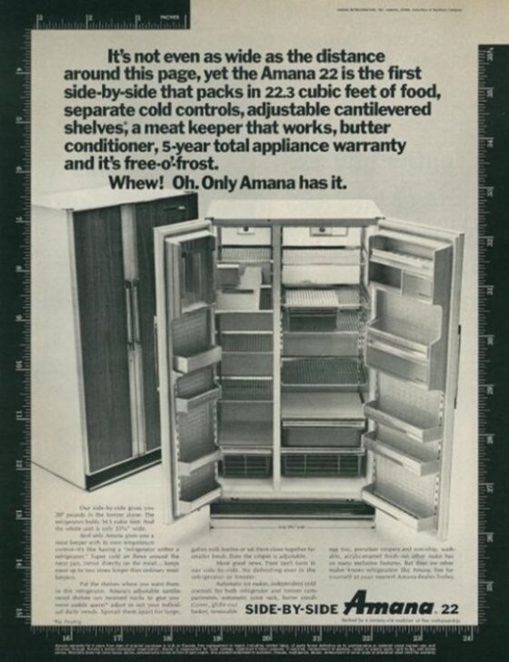 본문 이미지 - 1960년대 좌우 개폐형 문이 개발돼 큰 인기를 끌었다. ⓒ 씨넷