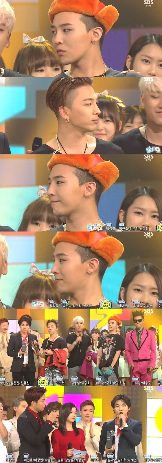 본문 이미지 - 빅뱅이 1위를 차지했다.ⓒ News1스포츠/SBS 캡쳐