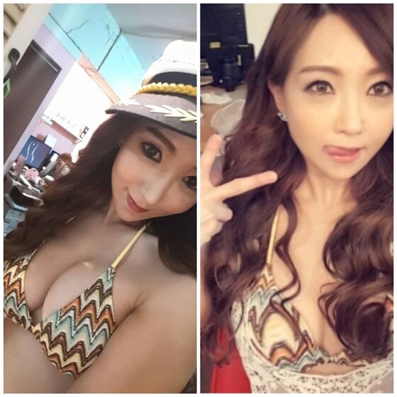 본문 이미지 - 모델 설경선이 자연산 F컵이 돋보이는 비키니 셀카를 공개했다. ⓒ 뉴스1스포츠 / 설경선 페이스북