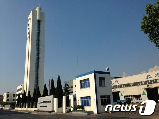 본문 이미지 - 중국 상하이 칭푸구에 위치한 현대엘리베이터의 제1공장.(현대엘리베이터 제공) ⓒ News1