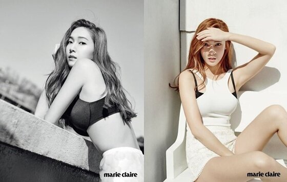 본문 이미지 - 제시카가 소녀 이미지를 탈피한 섹시 화보를 공개했다. ⓒ 뉴스1스포츠 / 마리끌레르