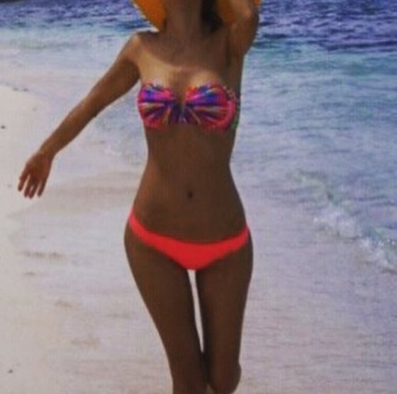 본문 이미지 - 윤현숙이 비키니 사진을 공개했다. ⓒ News1스포츠 / 윤현숙 인스타그램