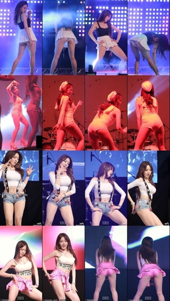 본문 이미지 - 여성 댄스팀 밤비노 은솔의 직캠이 레전드 영상으로 떠올랐다. ⓒ News1스포츠 / 유튜브 홈페이지 영상 캡처