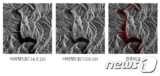 본문 이미지 - 레이더 영상 사진 (항우연 제공)ⓒ News1