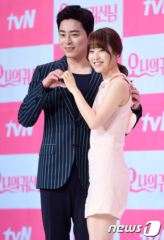 본문 이미지 - 배우 박보영, 조정석이 '오 나의 귀신님' 기자간담회에 참석했다. ⓒ News1스포츠DB