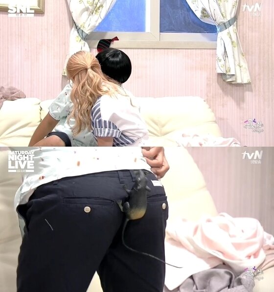 본문 이미지 - tvN &acute;SNL코리아6&acute; 전효성이 출연했다. ⓒ News1스포츠 / tvN &acute;SNL코리아6&acute; 캡처