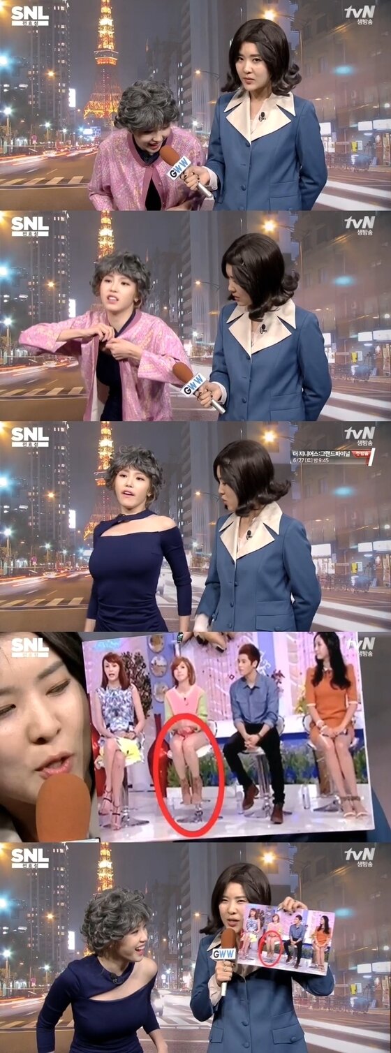 본문 이미지 - 전효성이 tvN &acute;SNL코리아6&acute;에 출연했다. ⓒ News1스포츠 / tvN &acute;SNL코리아6&acute; 캡처