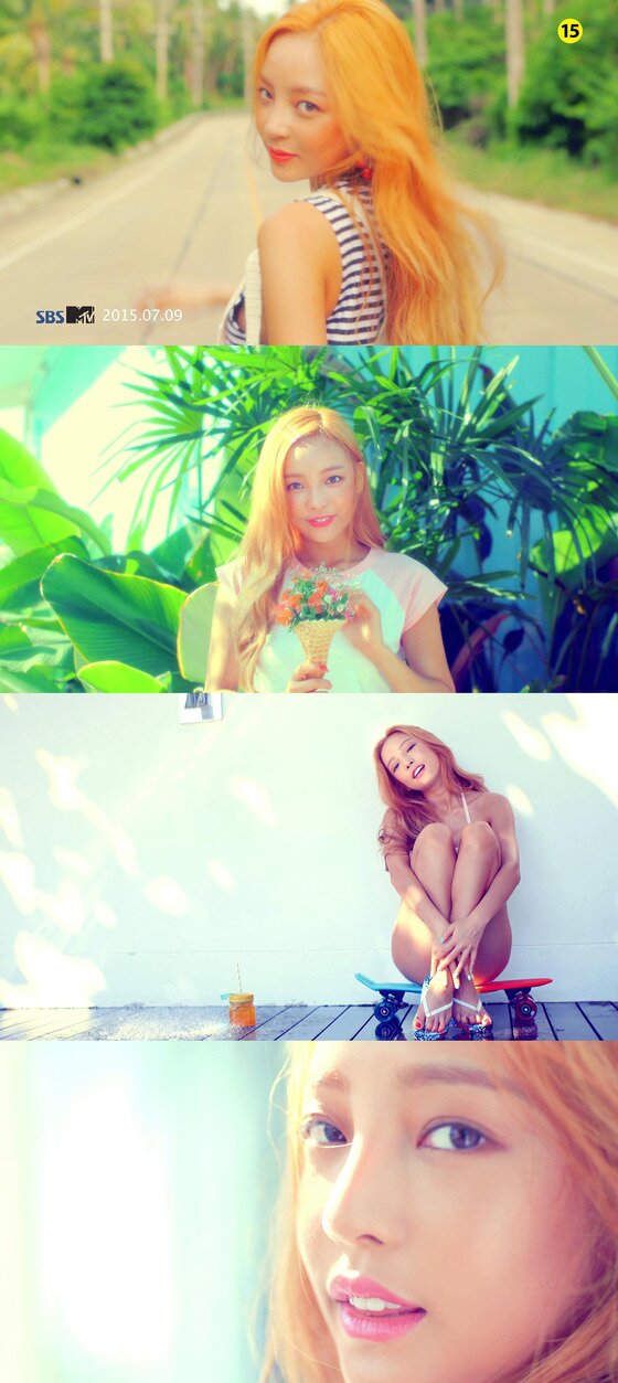 본문 이미지 - 구하라가 솔로 데뷔 타이틀 곡 '초코 칩 쿠키'의 뮤직비디오 티저 영상을 공개했다. ⓒ News1스포츠 / 구하라 뮤직비디오