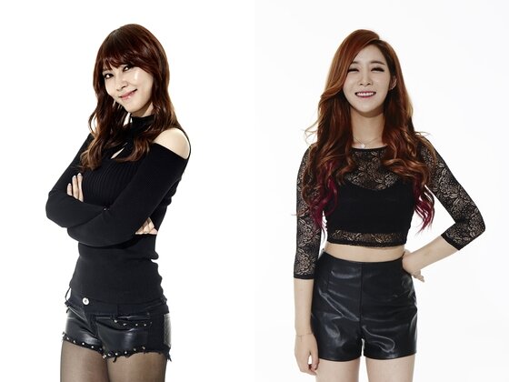 본문 이미지 - 개그우먼 안소미(오른쪽)와 박소라가 코믹컬 ‘드립걸즈 시즌4’에 출연한다.ⓒ 뉴스1스포츠 / 쇼타임엔터테인먼트