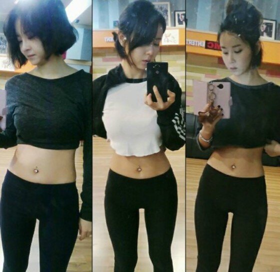 본문 이미지 - 은가은이 Mnet '끝까지 간다'에 출연한 가운데 몸매 변화 사진이 눈길을 끈다.ⓒ News1스포츠/ 은가은 페이스북