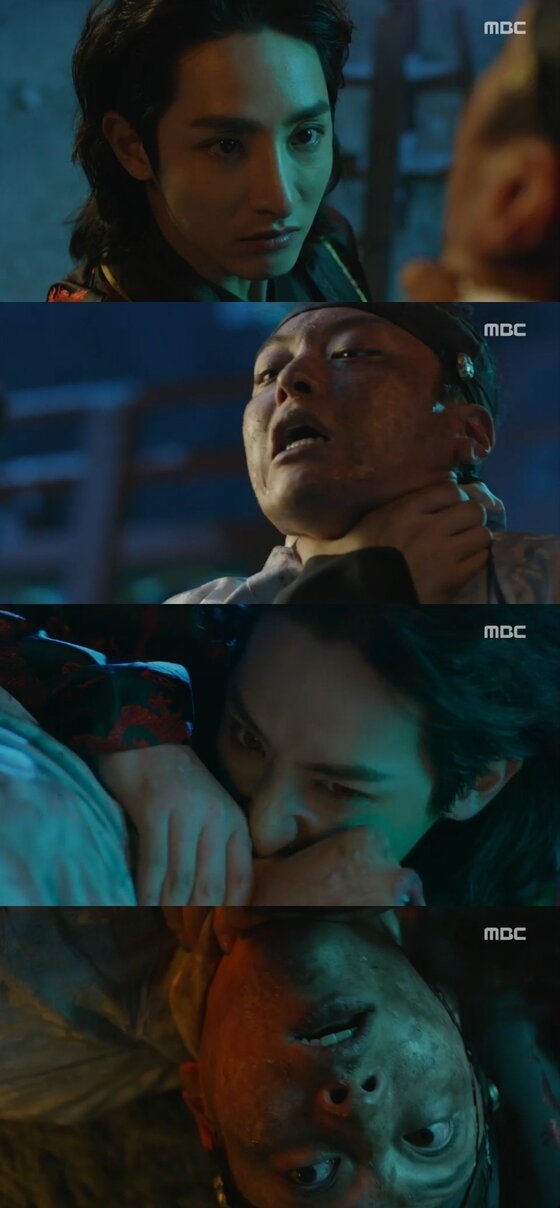 본문 이미지 - '밤을 걷는 선비' 장승조가 이수혁을 자극했다. ⓒ News1 스포츠/MBC '밤을 걷는 선비' 캡처
