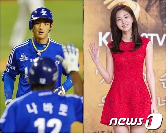 본문 이미지 - 채수빈이 구자욱과의 열애설에 대해 어떤 입장을 취할지 관심이 모아진다. ⓒ News1 스포츠 DB