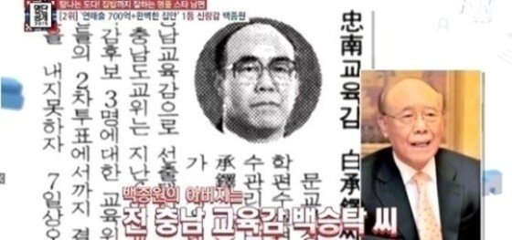 본문 이미지 - 백종원 아버지 백승탁 전 충남교육감이 골프장 캐디를 추행한 혐의로 경찰 조사를 받은 사실이 알려졌다. ⓒ News1스포츠 / tvN