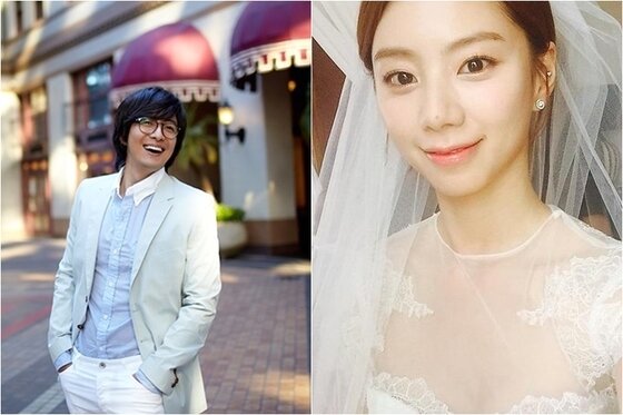 본문 이미지 - 배우 배용준과 박수진이 마침내 부부가 된다. ⓒ News1 스포츠 / 키이스트, 박수진 인스타그램