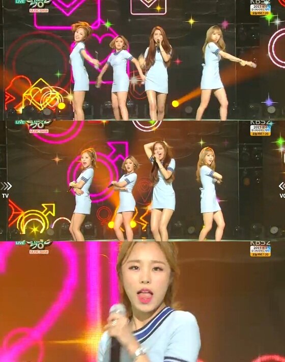 본문 이미지 - 걸그룹 마마무가 깜찍하고 발랄한 매력으로 눈길을 모았다.ⓒ News1스포츠/KBS2