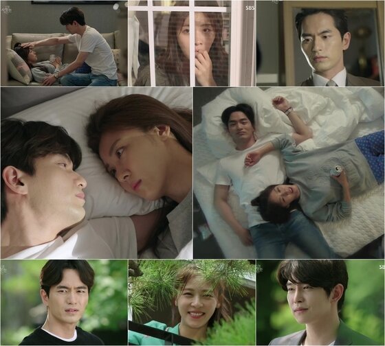 본문 이미지 - &acute;너사시&acute; 하지원, 이진욱이 친구라고만 생각했던 서로에 대해 다시 생각해보는 모습을 보였다. ⓒ News1스포츠 / SBS &acute;너를 사랑한 시간&acute; 캡처