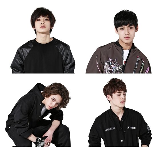 본문 이미지 - 세븐틴 힙합 유닛(시계 방향으로 원우, 민규, 에스쿱스, 버논) ⓒ News1스포츠 / 플레디스