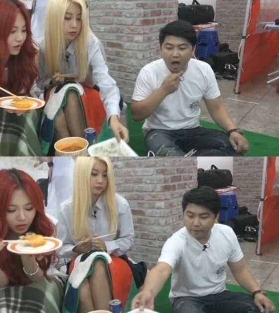 본문 이미지 - 걸스데이 태도 논란에 아프리카 TV BJ 최군이 나섰다. ⓒ News1스포츠 / 아프리카 TV 캡처