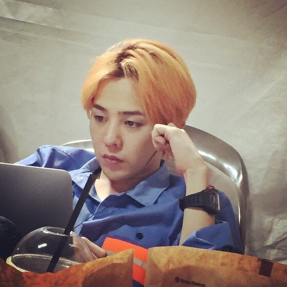 본문 이미지 - ‘무한도전 가요제’ 광희가 지드래곤의 사진을 공개했다. ⓒ News1스포츠/ 광희 인스타그램