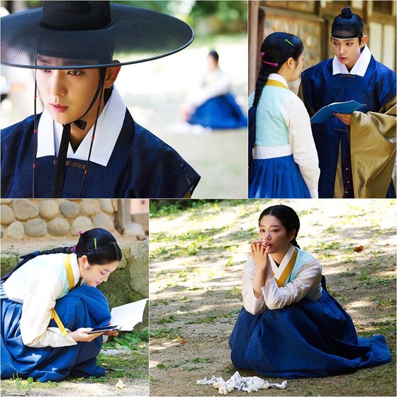 본문 이미지 - ‘밤을 걷는 선비’ 이준기, 이유비의 눈물 연기 모습이 공개됐다. ⓒ News1스포츠 / 콘텐츠K