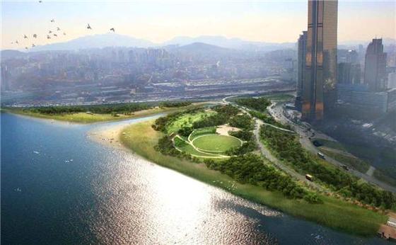 본문 이미지 - 여의샛강 합류부 생태거점화 조감도 @news1 