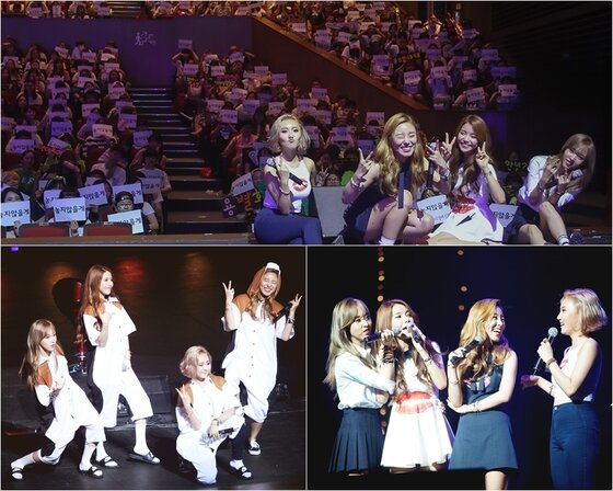 본문 이미지 - 걸그룹 마마무가 첫 팬미팅을 성황리에 마무리했다.  ⓒ News1스포츠 / RBW(레인보우브릿지월드) & MOOMOO