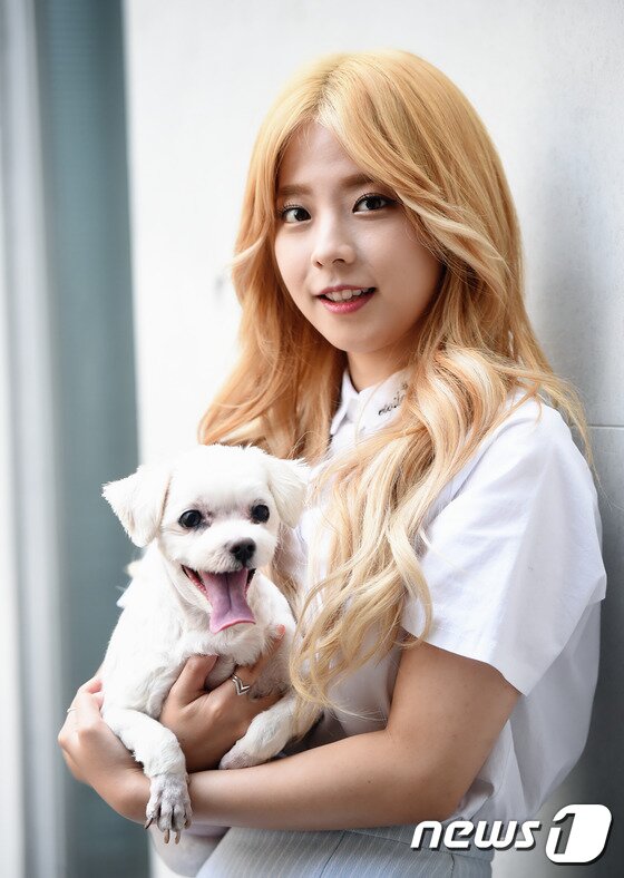 본문 이미지 - 최근 디지털 싱글 'Sorry(쏘리)'로 활동 중인 가수 주니엘이 뉴스1스타와 스타펫스토리 애견 인터뷰를 가졌다.  ⓒ News1스타 / 권현진 기자