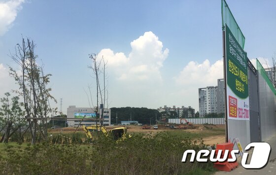 본문 이미지 - 김포 한강신도시 리버 에일린의 뜰 사업지 전경 /사진=최동순 기자 ⓒ News1