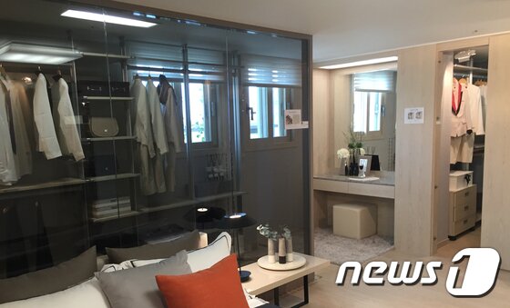 본문 이미지 - 에일린의 뜰 84㎡A 유니트 /사진=최동순 기자 ⓒ News1