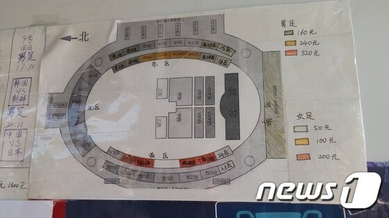 본문 이미지 - 2015 동아시아축구연맹(EAFF) 동아시안컵 티켓 가격표. ⓒ News1