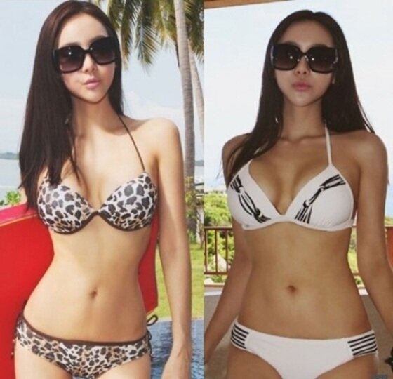 본문 이미지 - 가수 송호범의 아내 백승혜의 비키니 화보가 뜨거운 관심을 받고 있다. ⓒ News1스포츠/ 백승혜 쇼핑몰