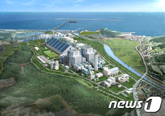 본문 이미지 - 강릉안인화력발전소 조감도.(뉴스1 DB)