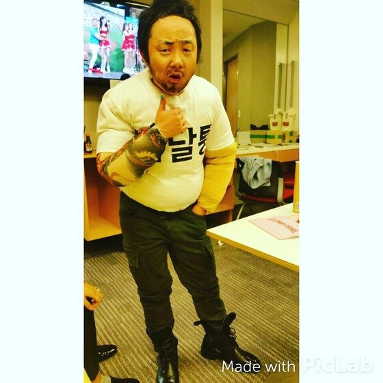 본문 이미지 - 박나래가 마동석으로 변신했다. ⓒ News1star/ 박나래 인스타그램