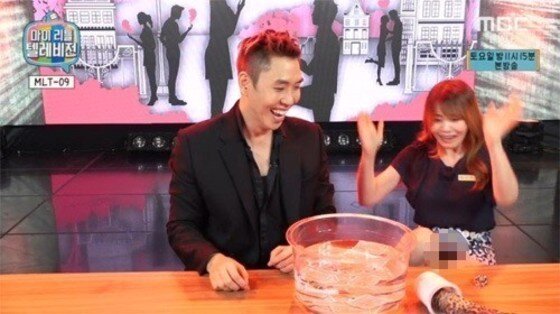 본문 이미지 - '마이리틀텔레비전' 서유리가 방송사고를 냈다.  @뉴스1스타 / MBC '마이리틀텔레비전' 캡처