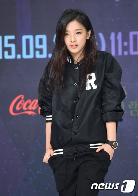 (사진=뉴스1스타) 권현진 기자 = 돋보이는 청순 미모.안수민이 8일 오전 11시 서울 영등포 타임스퀘어 아모리스 웨딩홀에서 열린 Mnet '언프리티 랩스타2' 제작발표회에 참석해 …