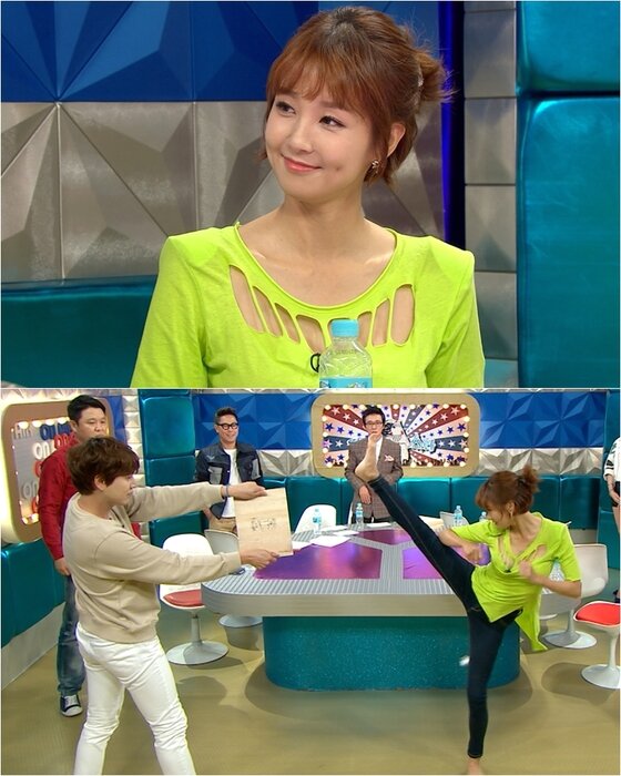 본문 이미지 -  '라디오스타' 오정연이 누드비치에서 '상의 탈의 활보'를 했던 경험을 고백해 모두를 깜짝 놀라게 만들었다.  ⓒ News1 스타 / MBC