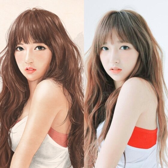 본문 이미지 - 우주소녀 멤버 성소의 일러스트가 SNS 상에서 눈길을 모으고 있다. ⓒ News1star / 스타쉽엔터테인먼트