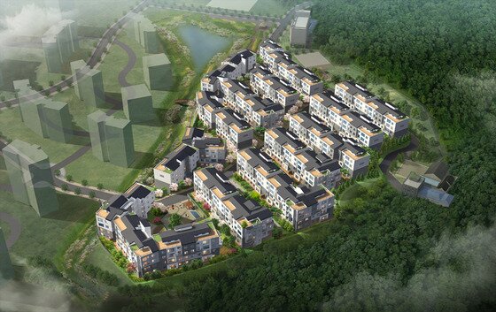 본문 이미지 - 은평 지웰 테라스 조감도 /자료제공=신영 ⓒ News1