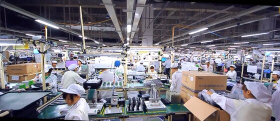 본문 이미지 - 폭스콘 충칭 공장 ⓒ News1