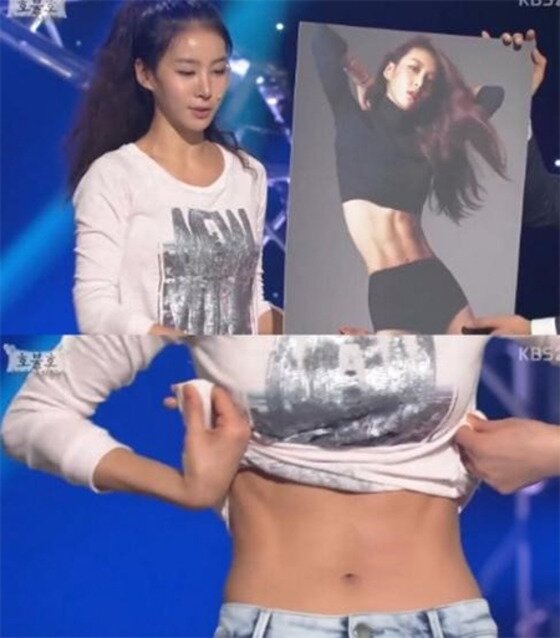 본문 이미지 - 김정민이 명품 복근을 공개했다.ⓒ News1star/ KBS2 '개그콘서트' 방송화면 캡처