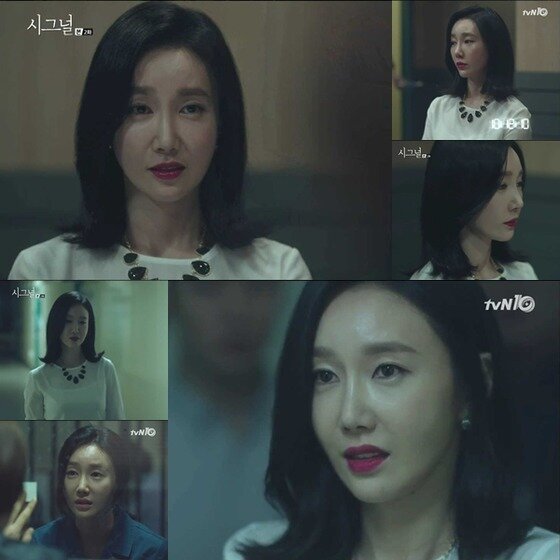본문 이미지 - 배우 오연아가 '시그널'에 출연 중이다. ⓒ News1star/ tvN '시그널' 캡처 