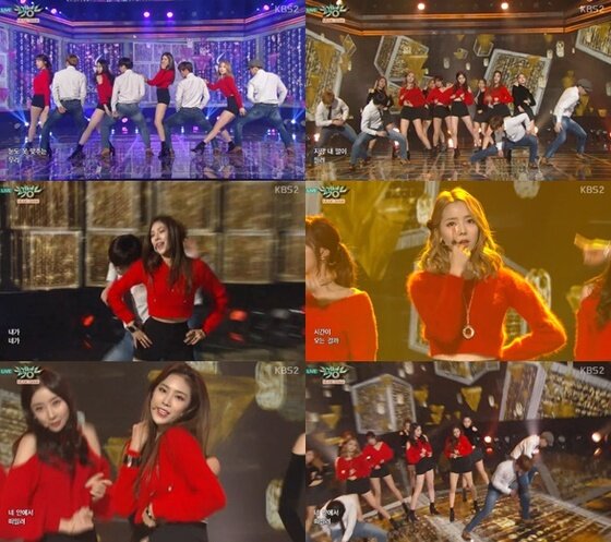 본문 이미지 - '뮤직뱅크' 스텔라가 물오른 섹시미를 발산했다. ⓒ News1star / ⓒ News1star/ KBS2 '뮤직뱅크' 캡처