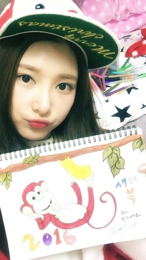 본문 이미지 - 걸그룹 다이아 멤버 제니가 새해인사를 전했다. ⓒ News1star / MBK엔터테인먼트