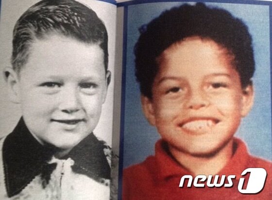 본문 이미지 - 빌 클린턴 전 대통령의 어린시절과윌리엄스의 어린 시절 /출처=트,위터 ⓒ News1