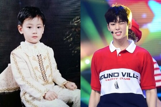 본문 이미지 - 차은우의 어린 시절 모습이 재조명됐다. ⓒ News1star / 아스트로 공식 트위터, 권현진 기자