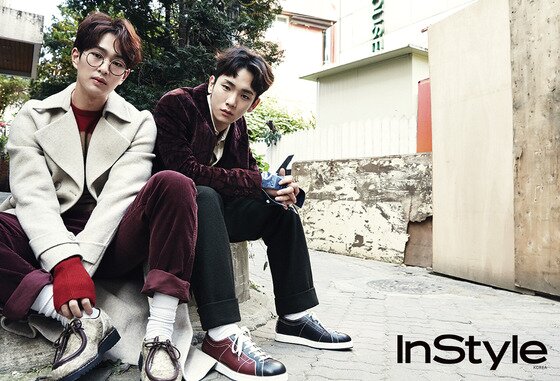 본문 이미지 - 샤이니 키, 온유가 ‘브로맨스’ 콘셉트 화보 촬영에 임했다. ⓒ News1star / 인스타일