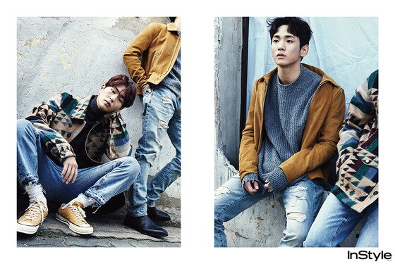 본문 이미지 - 샤이니 키, 온유가 ‘브로맨스’ 콘셉트 화보 촬영에 임했다. ⓒ News1star / 인스타일