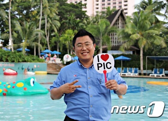 본문 이미지 - 김영민 PIC 괌 매니저ⓒ News1 윤슬빈 기자